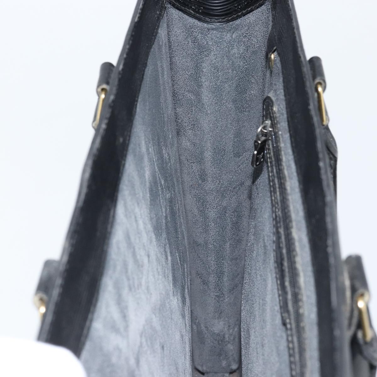 LOUIS VUITTON Epi Sac Plat Hand Bag Black M59082 LV Auth BSZ115