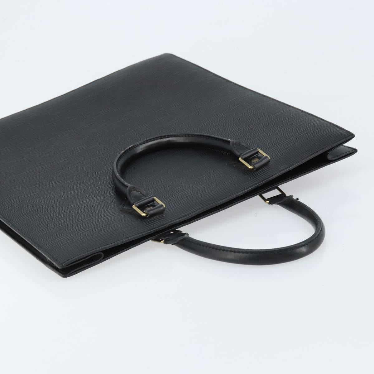 LOUIS VUITTON Epi Sac Plat Hand Bag Black M59082 LV Auth BSZ115