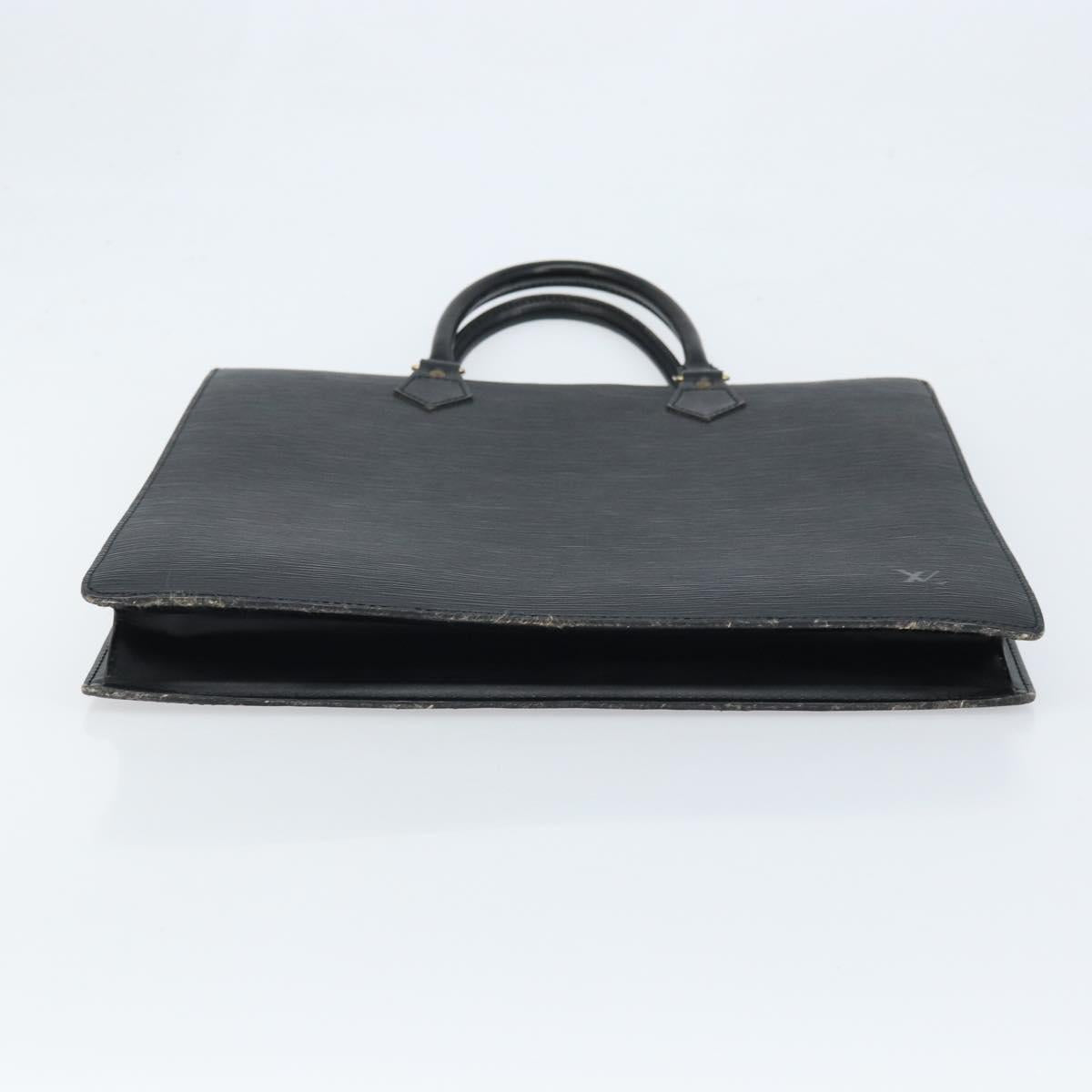 LOUIS VUITTON Epi Sac Plat Hand Bag Black M59082 LV Auth BSZ115
