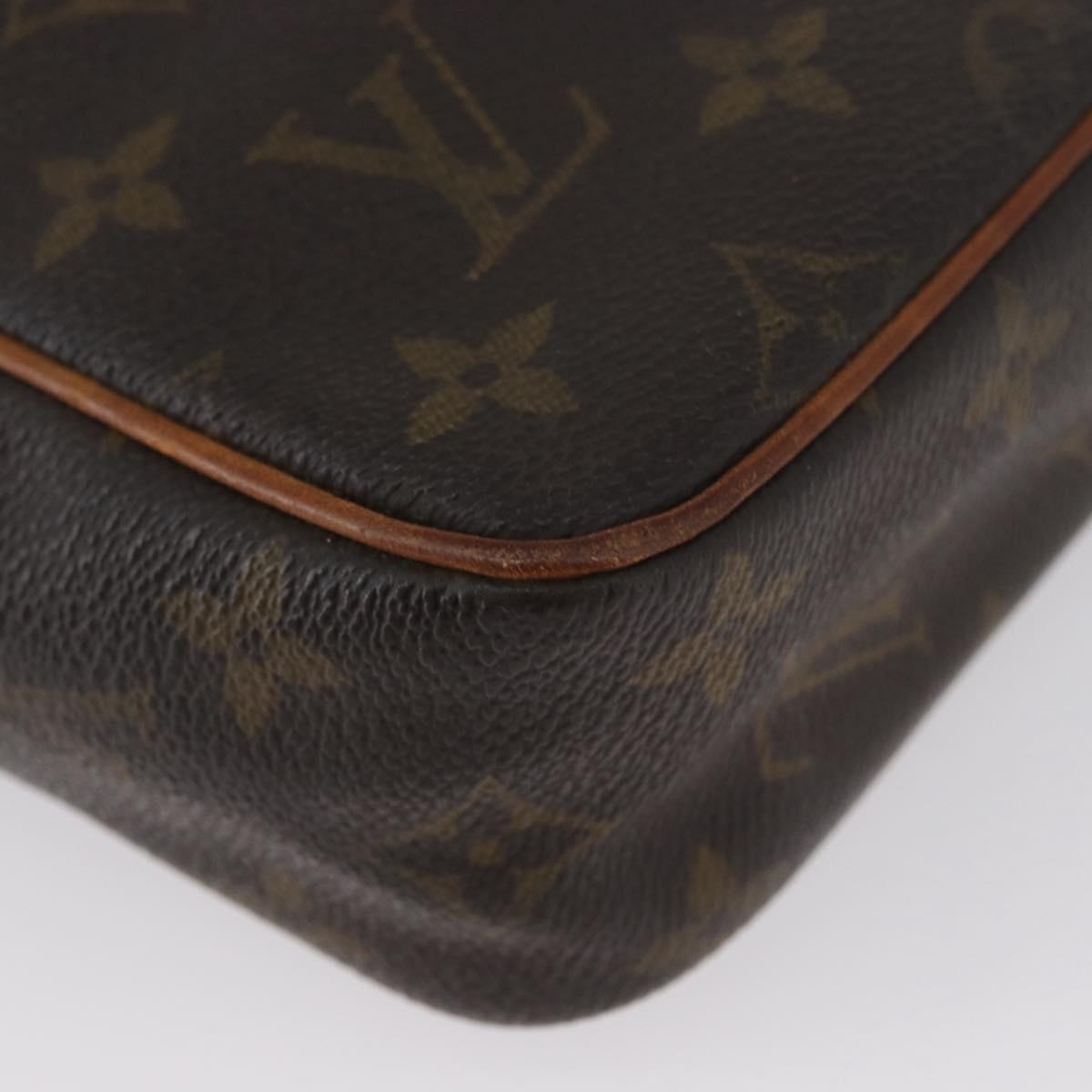 LOUIS VUITTON Monogram Compiegne 23 Clutch Bag M51847 LV Auth BSZ123
