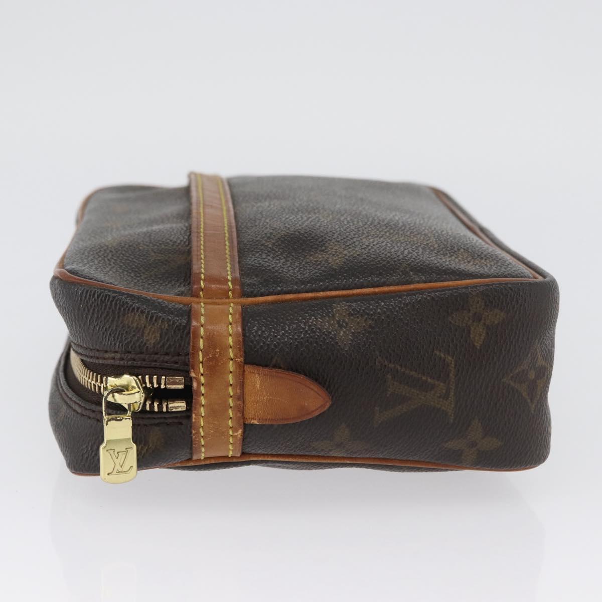 LOUIS VUITTON Monogram Compiegne 23 Clutch Bag M51847 LV Auth BSZ123