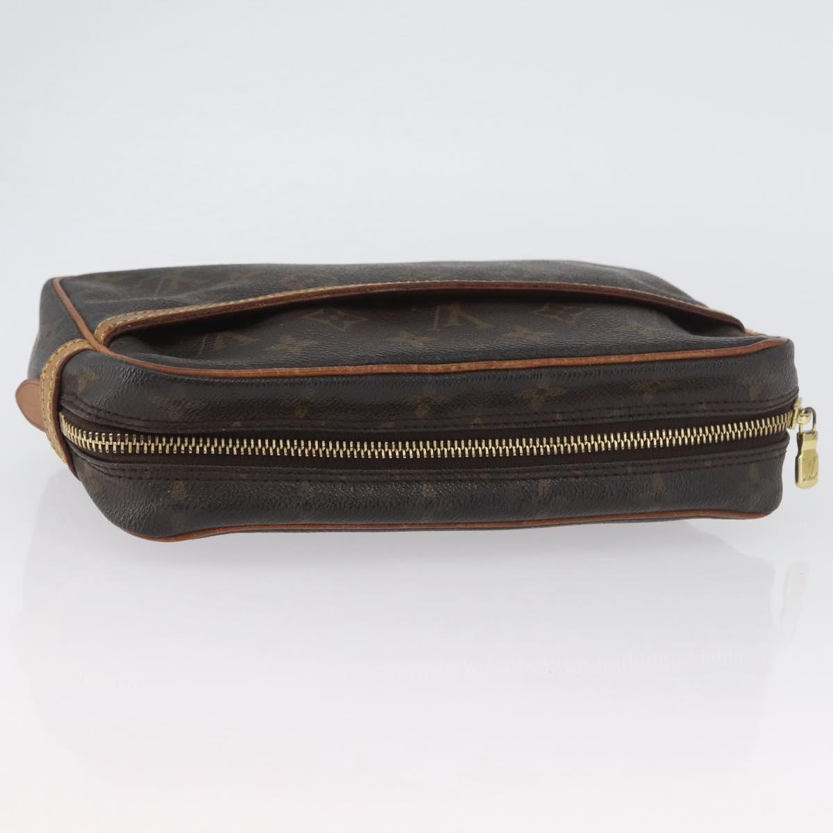 LOUIS VUITTON Monogram Compiegne 23 Clutch Bag M51847 LV Auth BSZ123
