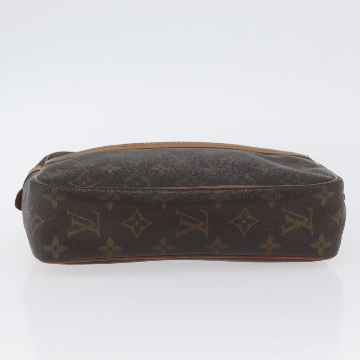 LOUIS VUITTON Monogram Compiegne 23 Clutch Bag M51847 LV Auth BSZ123