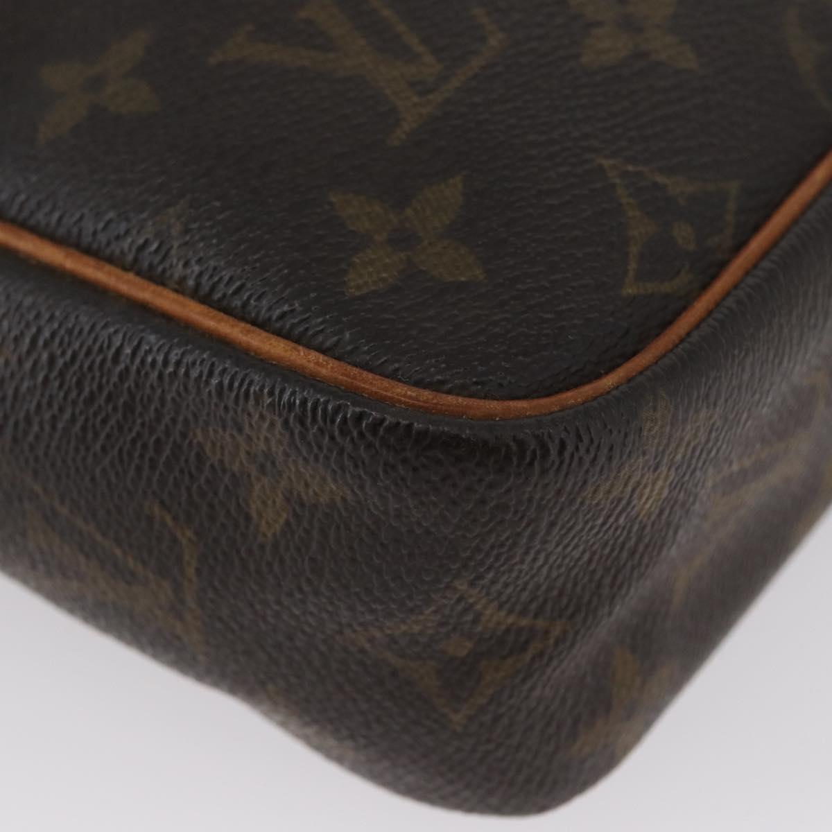 LOUIS VUITTON Monogram Compiegne 23 Clutch Bag M51847 LV Auth BSZ123