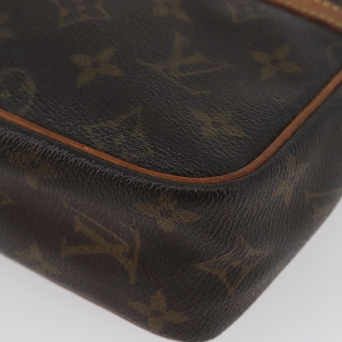 LOUIS VUITTON Monogram Compiegne 23 Clutch Bag M51847 LV Auth BSZ123