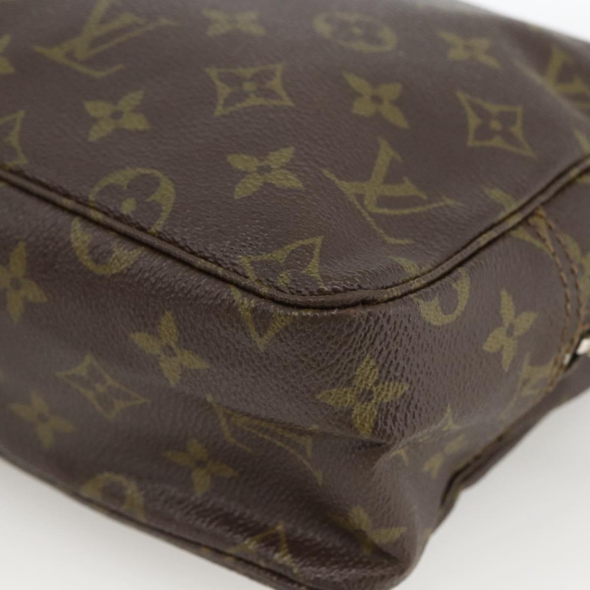LOUIS VUITTON Monogram Trousse Toilette 28 Clutch Bag M47522 LV Auth BSZ125