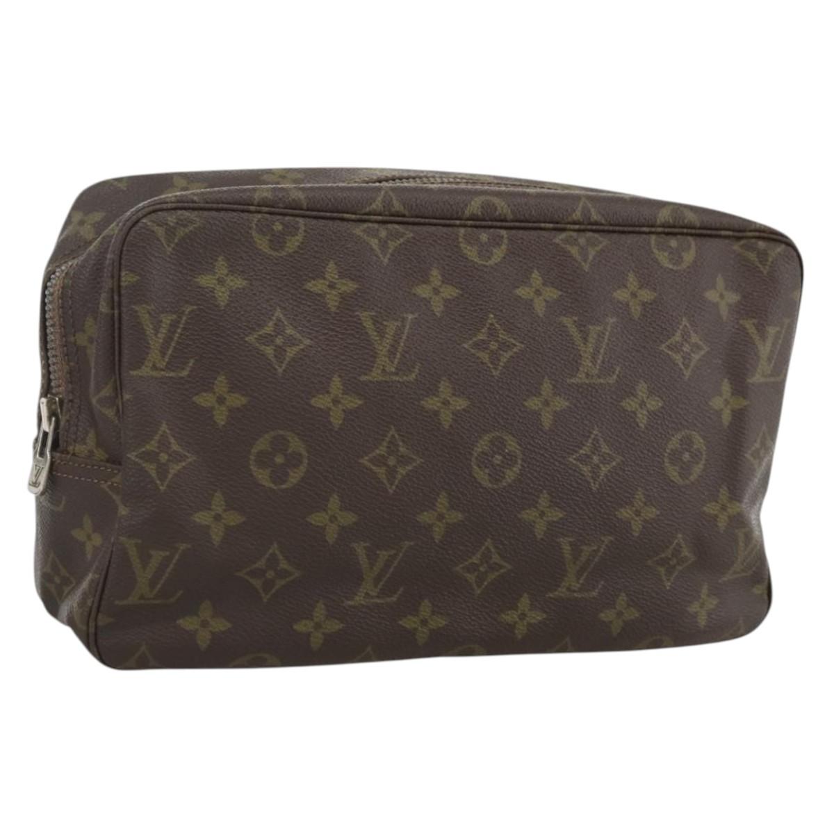 LOUIS VUITTON Monogram Trousse Toilette 28 Clutch Bag M47522 LV Auth BSZ125