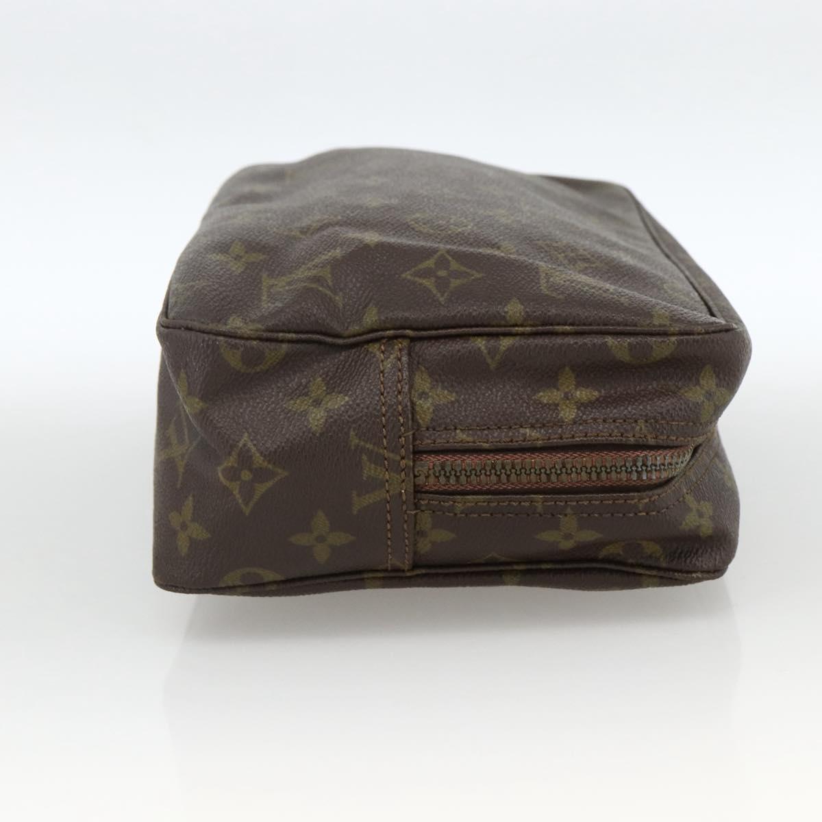 LOUIS VUITTON Monogram Trousse Toilette 28 Clutch Bag M47522 LV Auth BSZ125