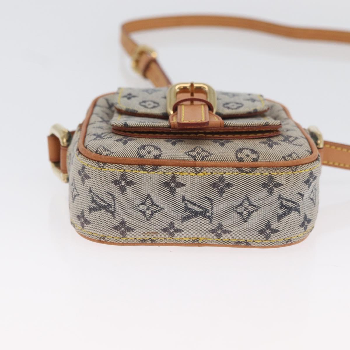 LOUIS VUITTON Monogram Mini Juliet PM Shoulder Bag Blue M92005 LV Auth BSZ132