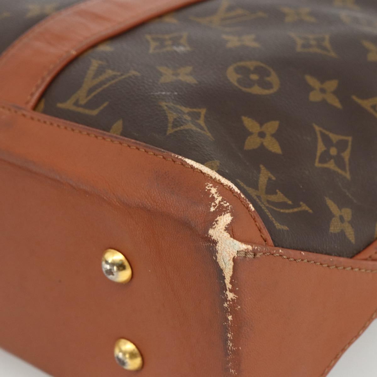 LOUIS VUITTON Monogram Sac Weekend PM Hand Bag M42425 LV Auth BSZ137