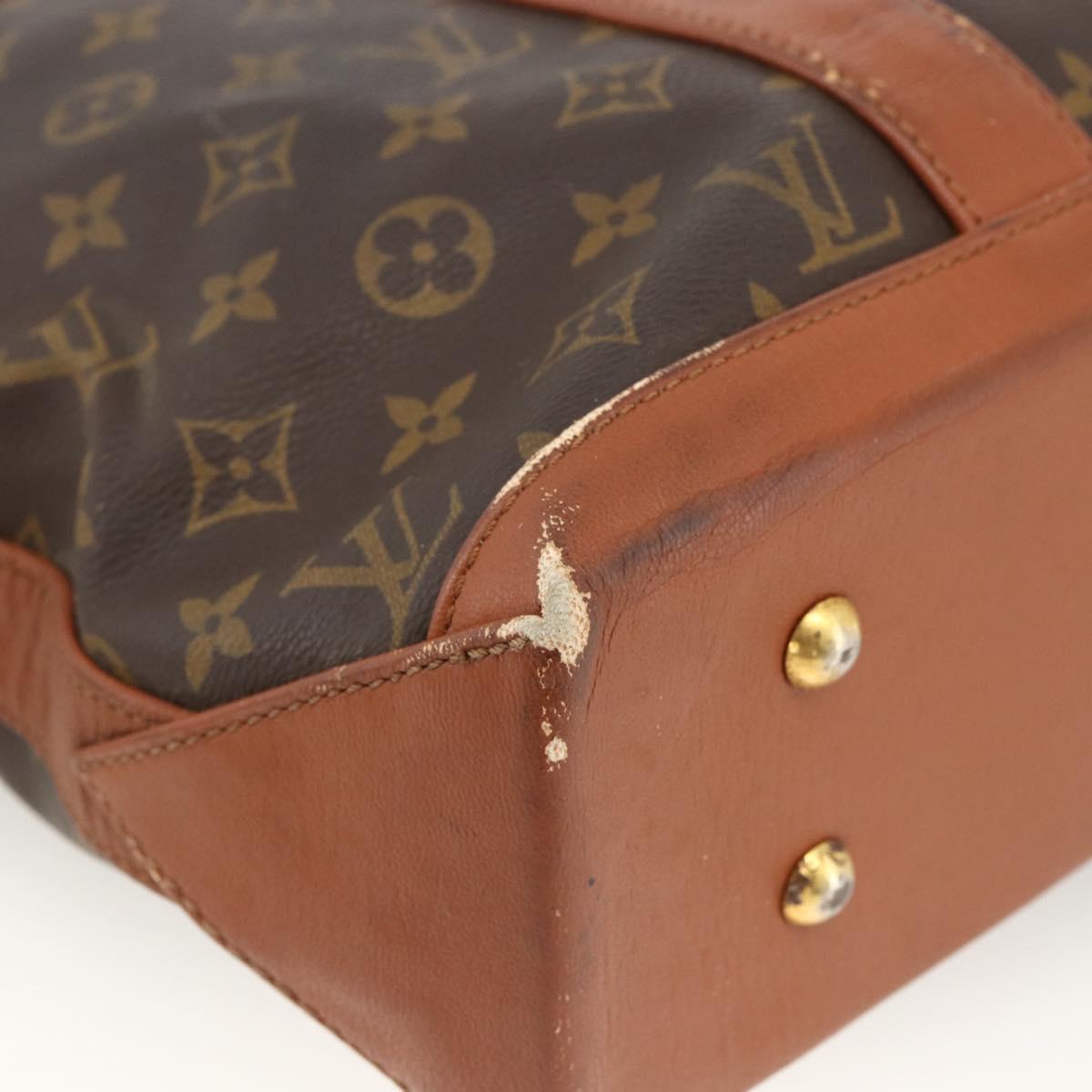 LOUIS VUITTON Monogram Sac Weekend PM Hand Bag M42425 LV Auth BSZ137