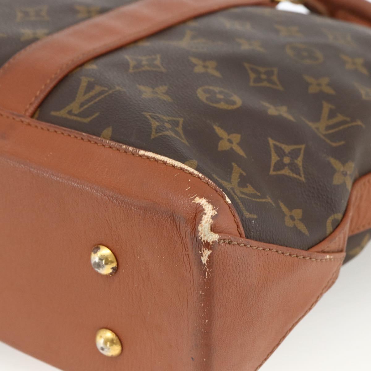 LOUIS VUITTON Monogram Sac Weekend PM Hand Bag M42425 LV Auth BSZ137