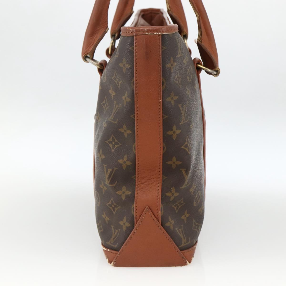 LOUIS VUITTON Monogram Sac Weekend PM Hand Bag M42425 LV Auth BSZ137