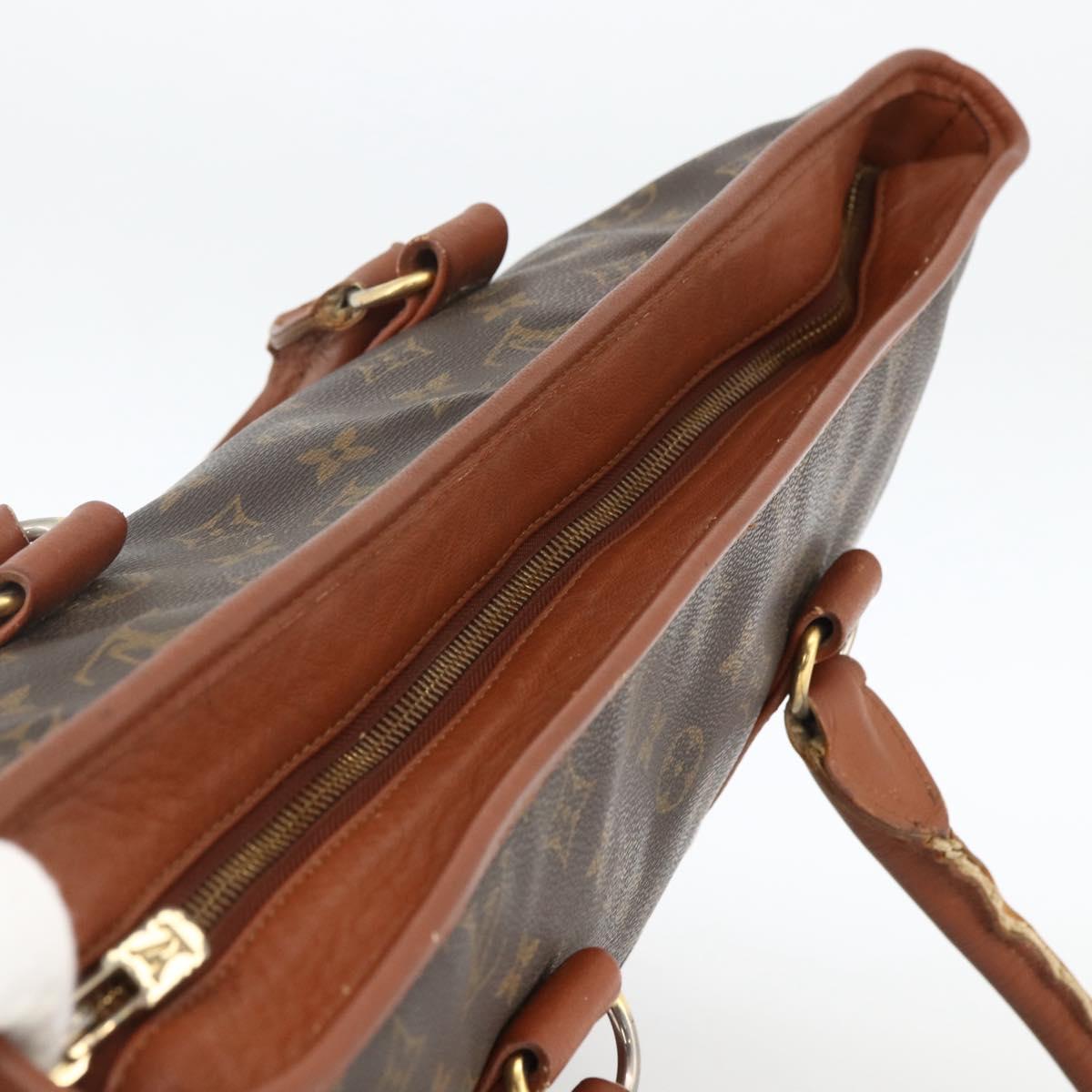 LOUIS VUITTON Monogram Sac Weekend PM Hand Bag M42425 LV Auth BSZ137
