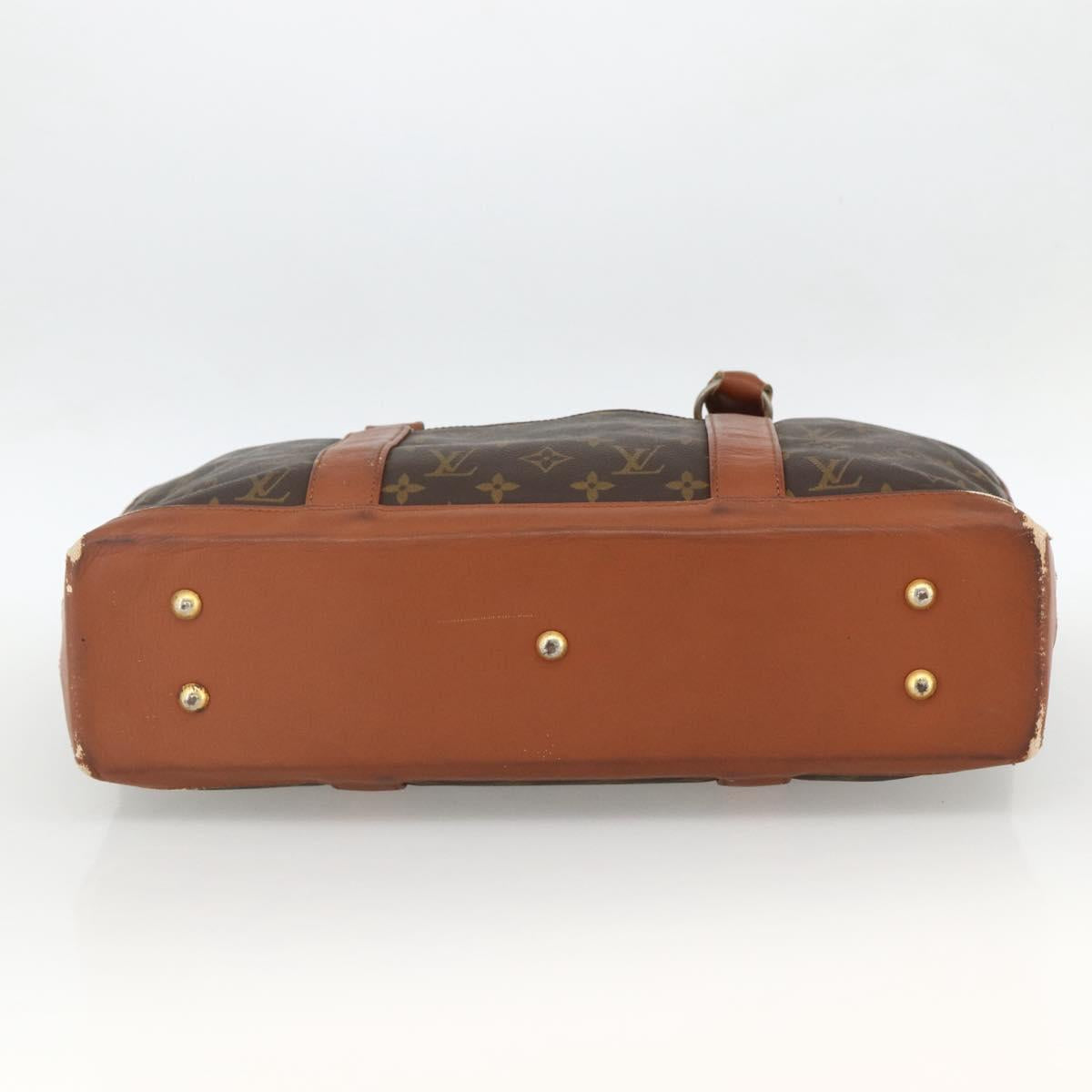 LOUIS VUITTON Monogram Sac Weekend PM Hand Bag M42425 LV Auth BSZ137