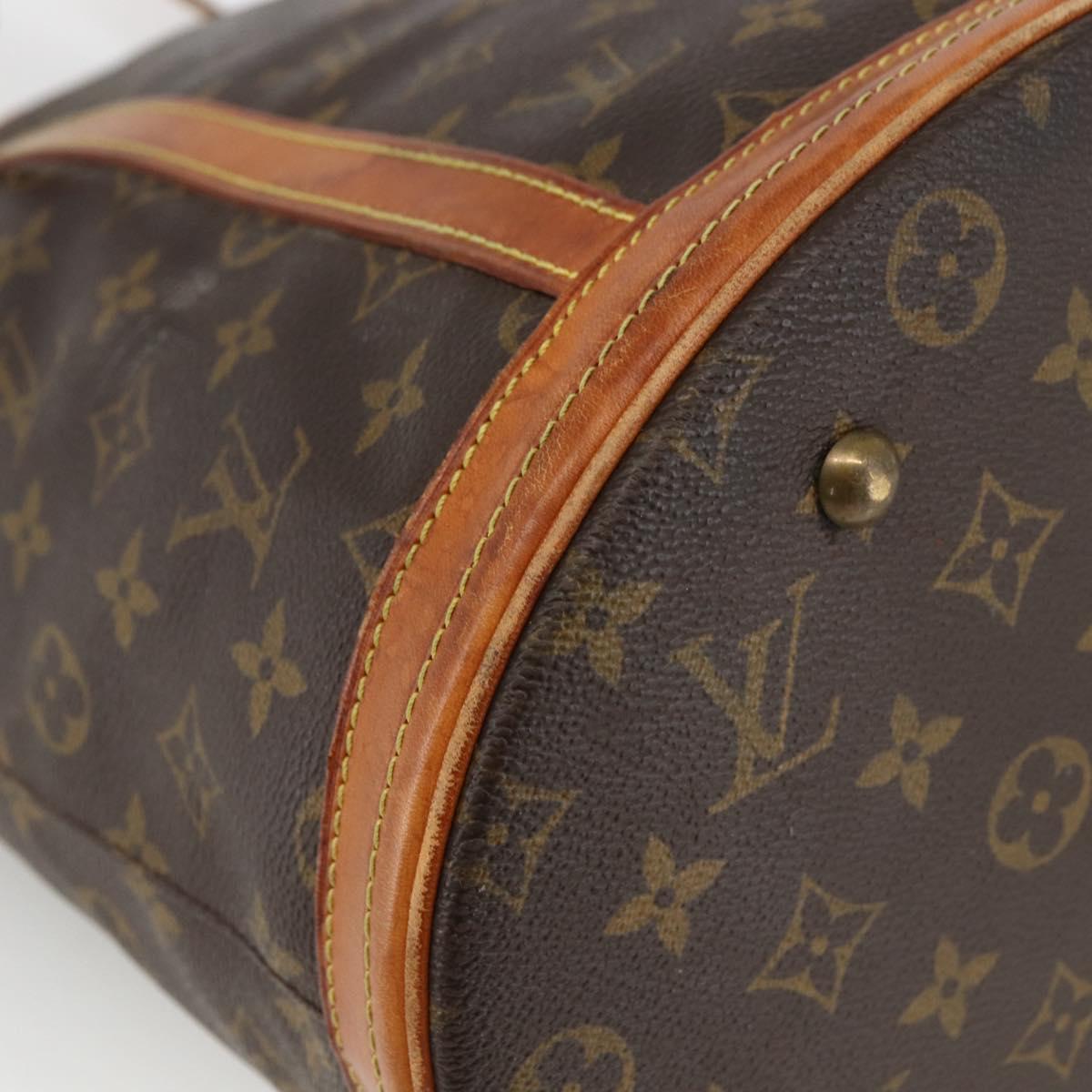 LOUIS VUITTON Monogram Bucket GM Shoulder Bag M42236 LV Auth BSZ151