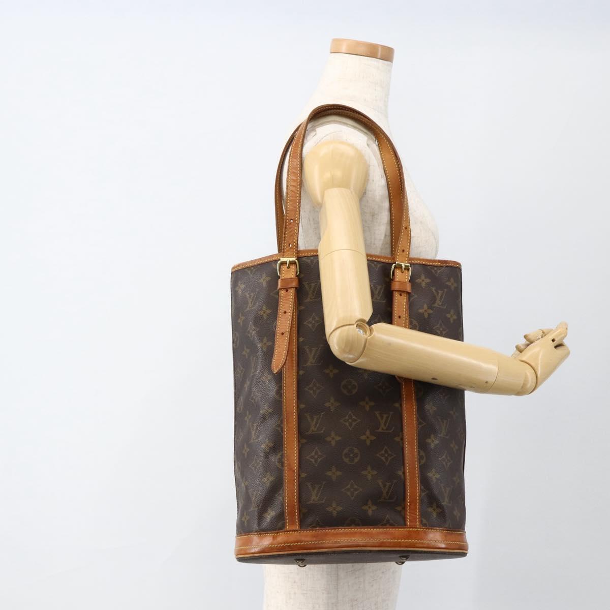LOUIS VUITTON Monogram Bucket GM Shoulder Bag M42236 LV Auth BSZ151
