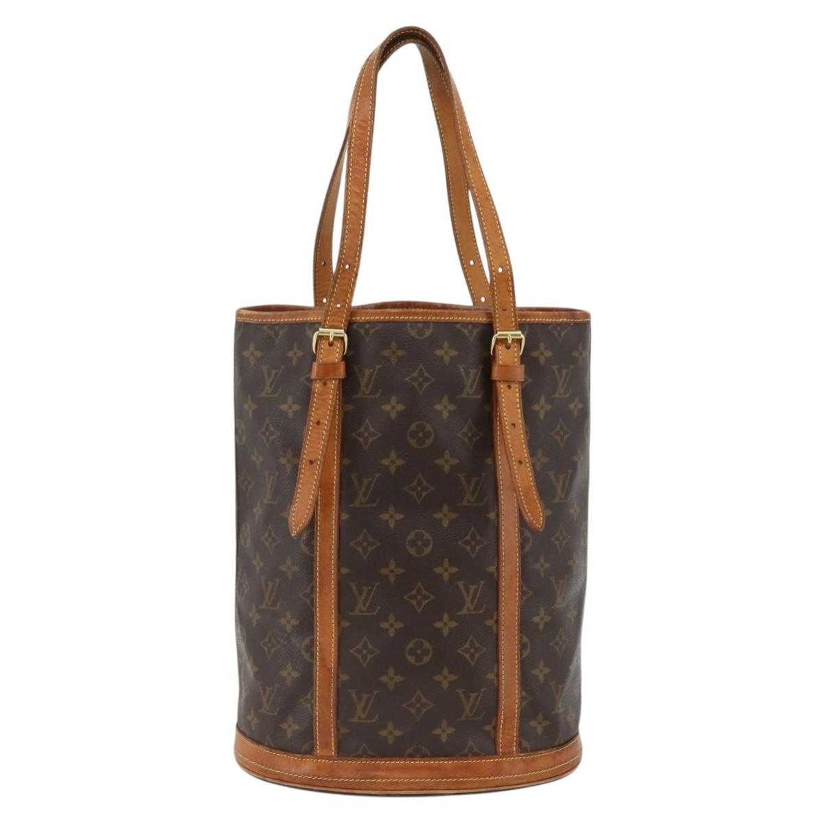 LOUIS VUITTON Monogram Bucket GM Shoulder Bag M42236 LV Auth BSZ151