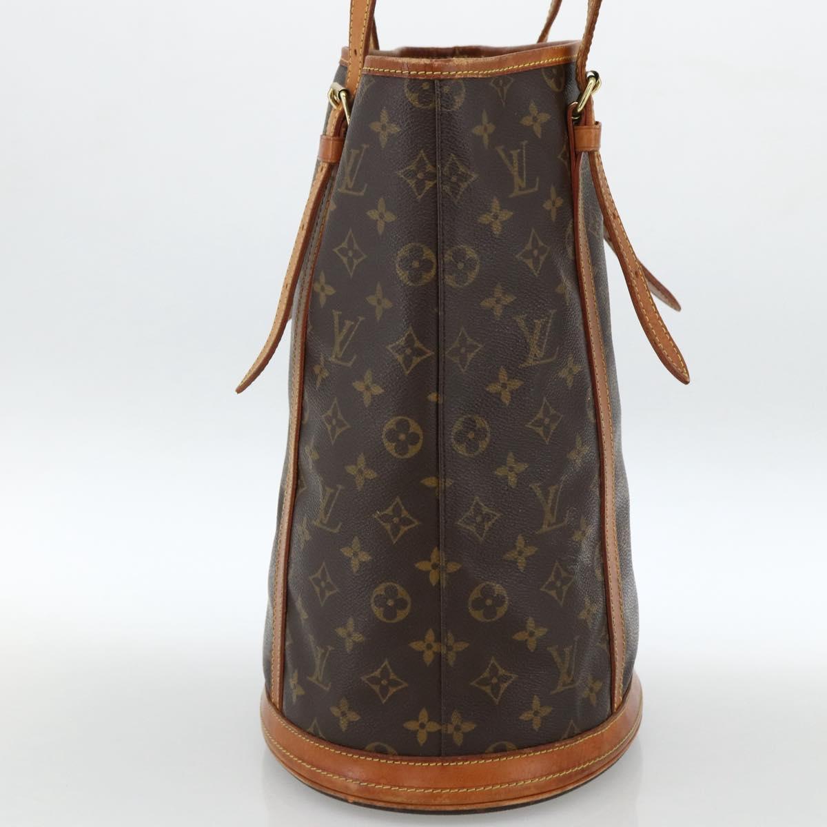 LOUIS VUITTON Monogram Bucket GM Shoulder Bag M42236 LV Auth BSZ151
