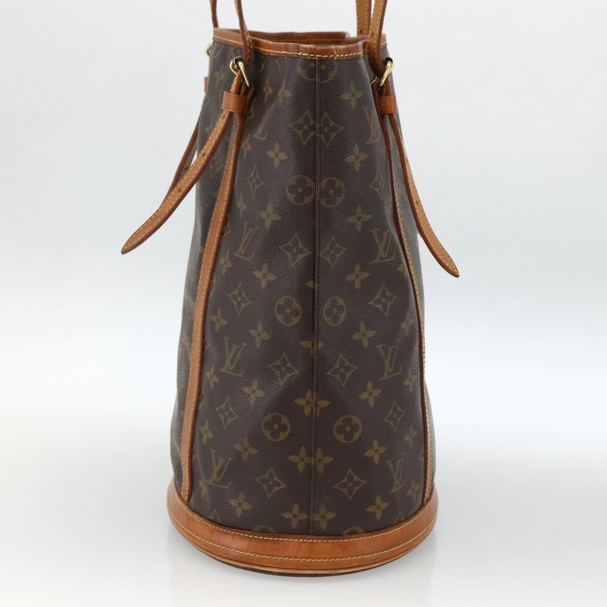 LOUIS VUITTON Monogram Bucket GM Shoulder Bag M42236 LV Auth BSZ151