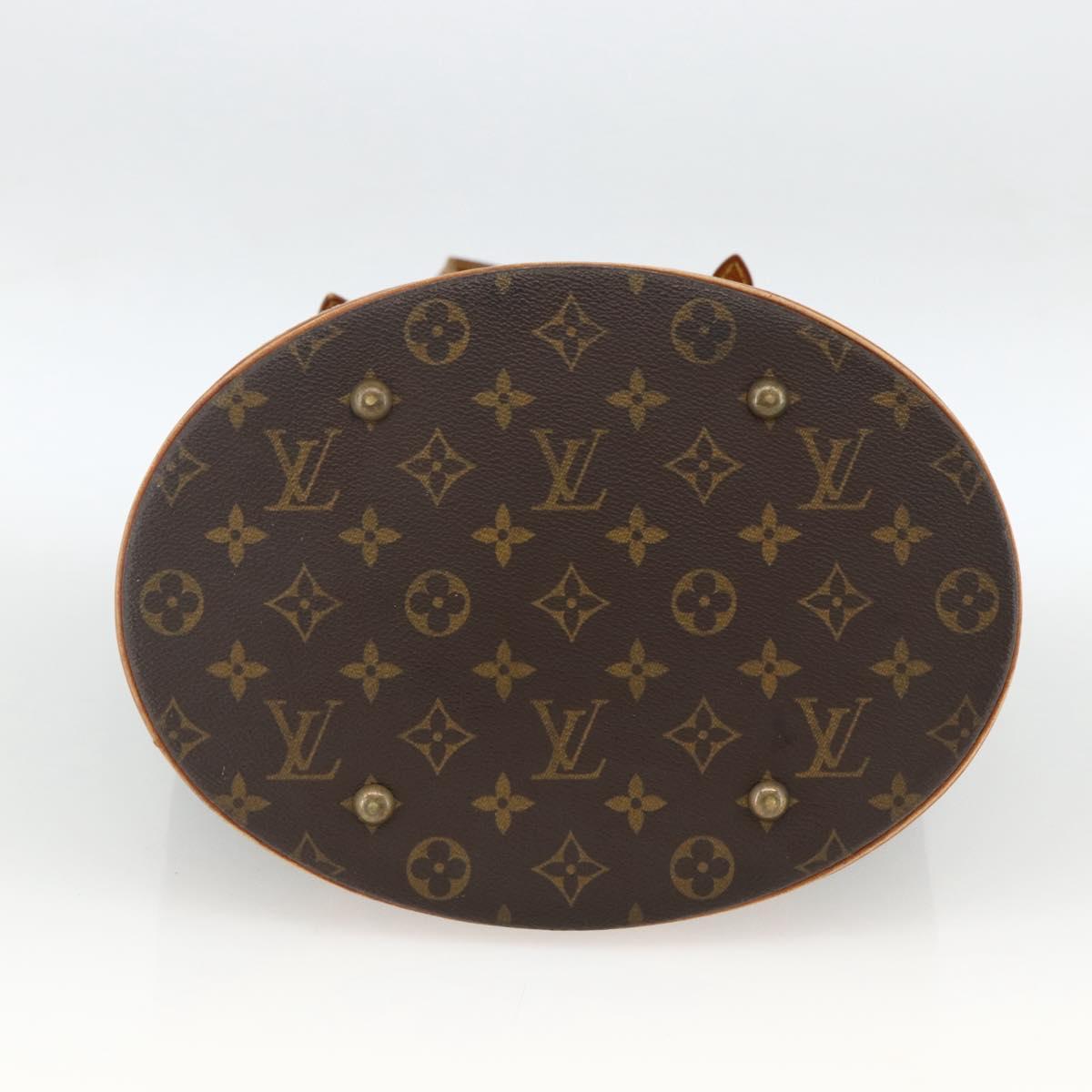 LOUIS VUITTON Monogram Bucket GM Shoulder Bag M42236 LV Auth BSZ151