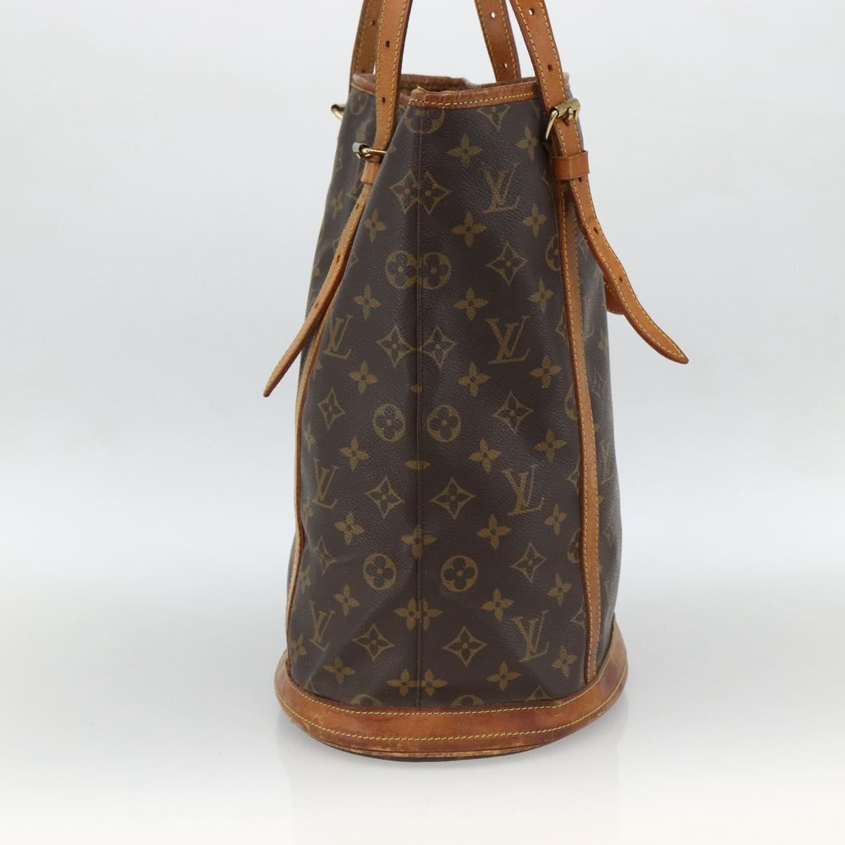 LOUIS VUITTON Monogram Bucket GM Shoulder Bag M42236 LV Auth BSZ152