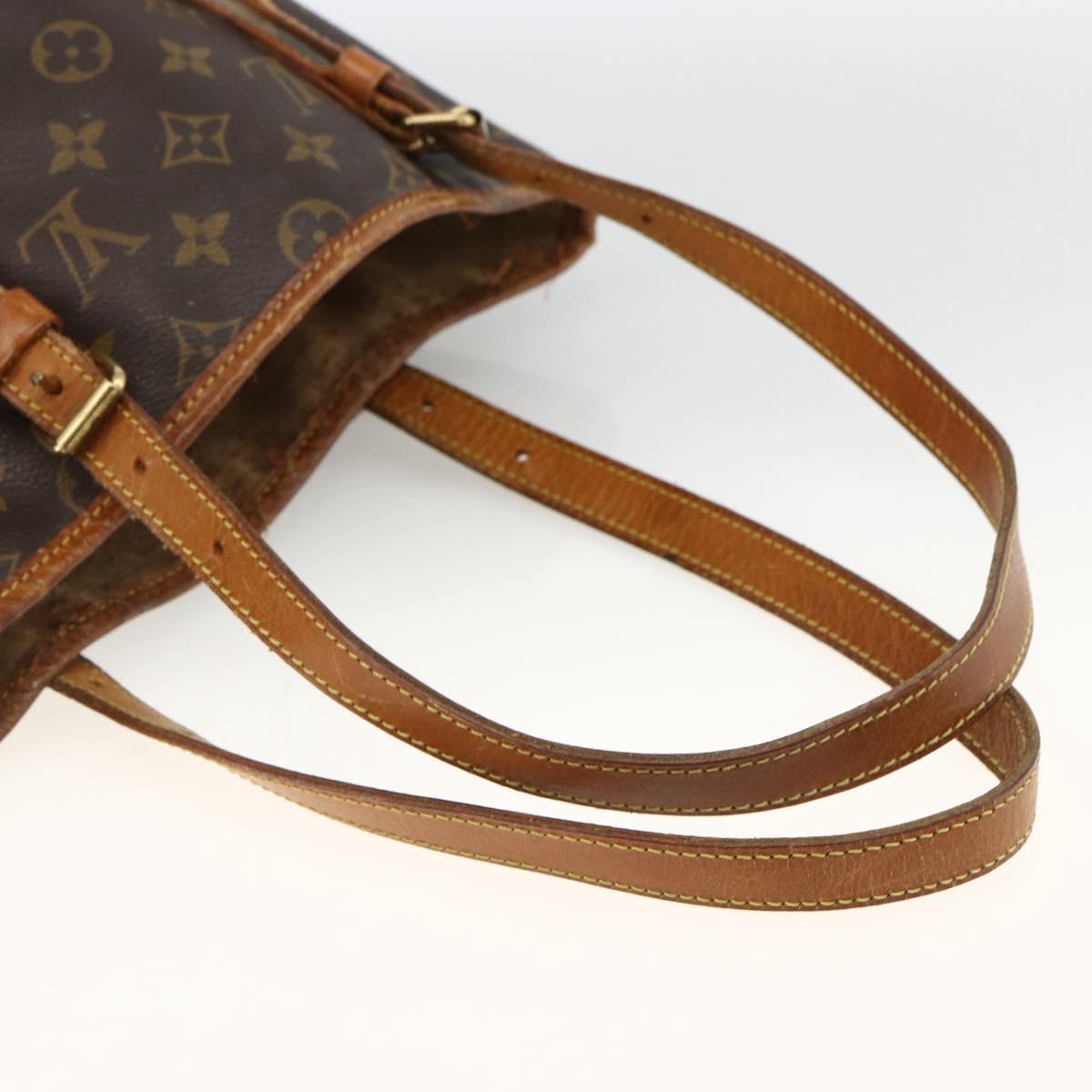 LOUIS VUITTON Monogram Bucket GM Shoulder Bag M42236 LV Auth BSZ152