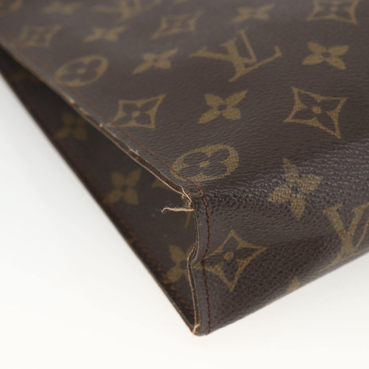 LOUIS VUITTON Monogram Poche Toilette 26 Pouch M47542 LV Auth BSZ158