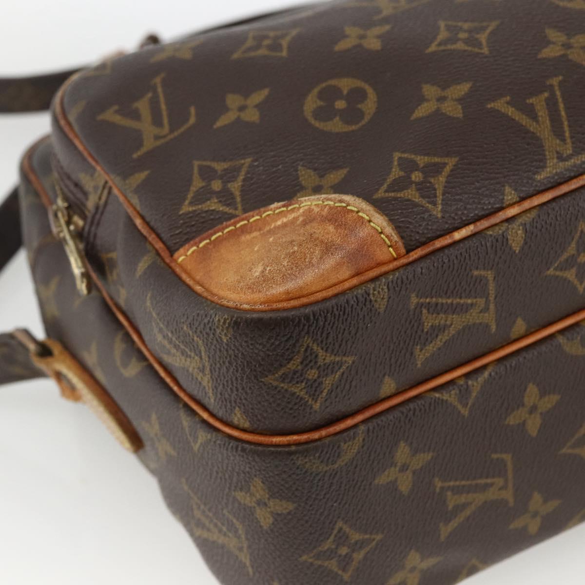 LOUIS VUITTON Monogram Nile Shoulder Bag M45244 LV Auth BSZ173