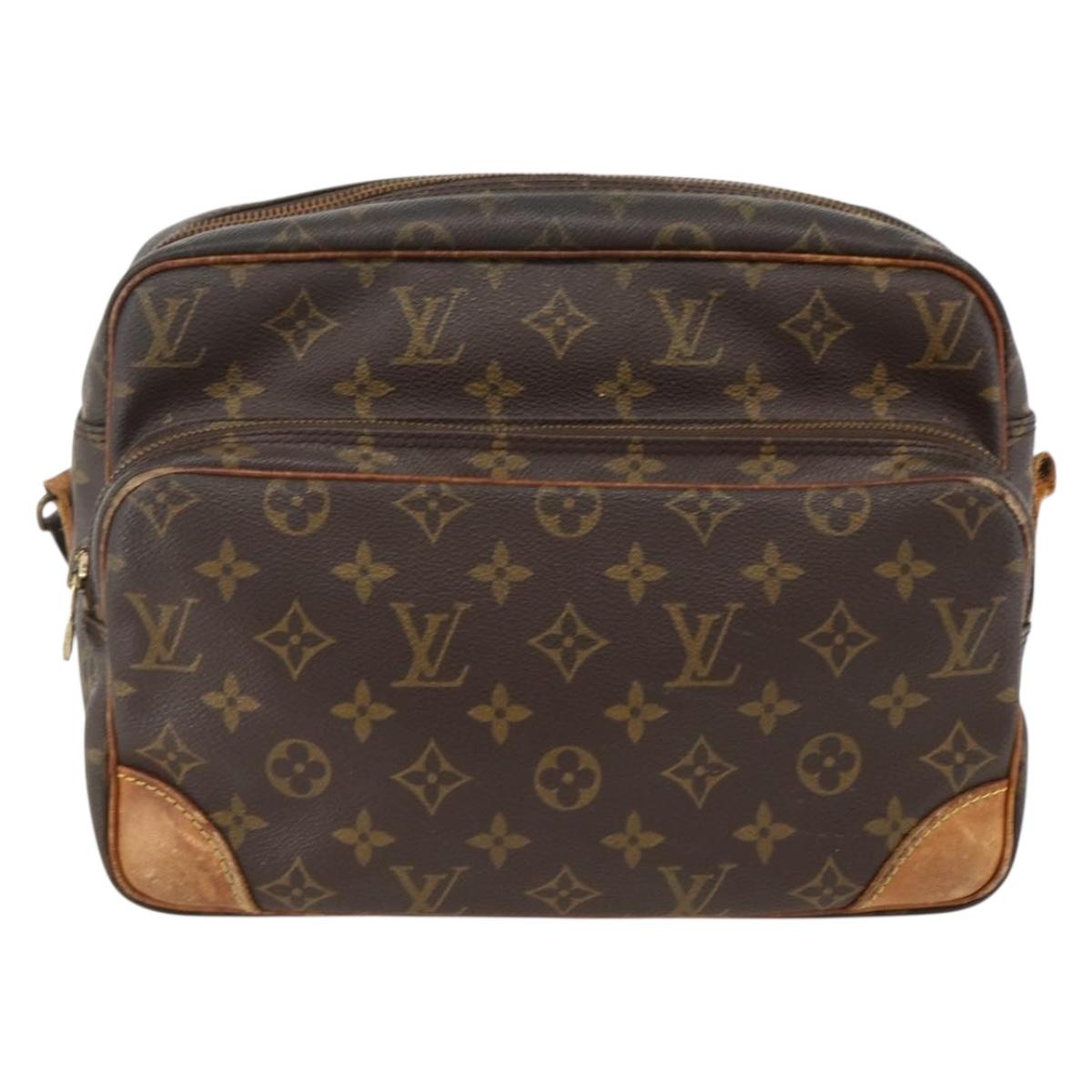 LOUIS VUITTON Monogram Nile Shoulder Bag M45244 LV Auth BSZ173