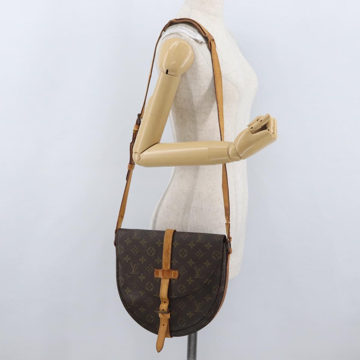 LOUIS VUITTON Monogram Chantilly GM Shoulder Bag M51232 LV Auth BSZ203