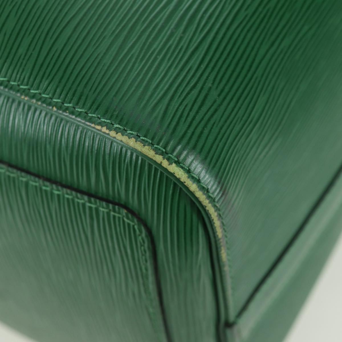 LOUIS VUITTON Epi Keepall 45 Boston Bag Green M42974 LV Auth BSZ230A