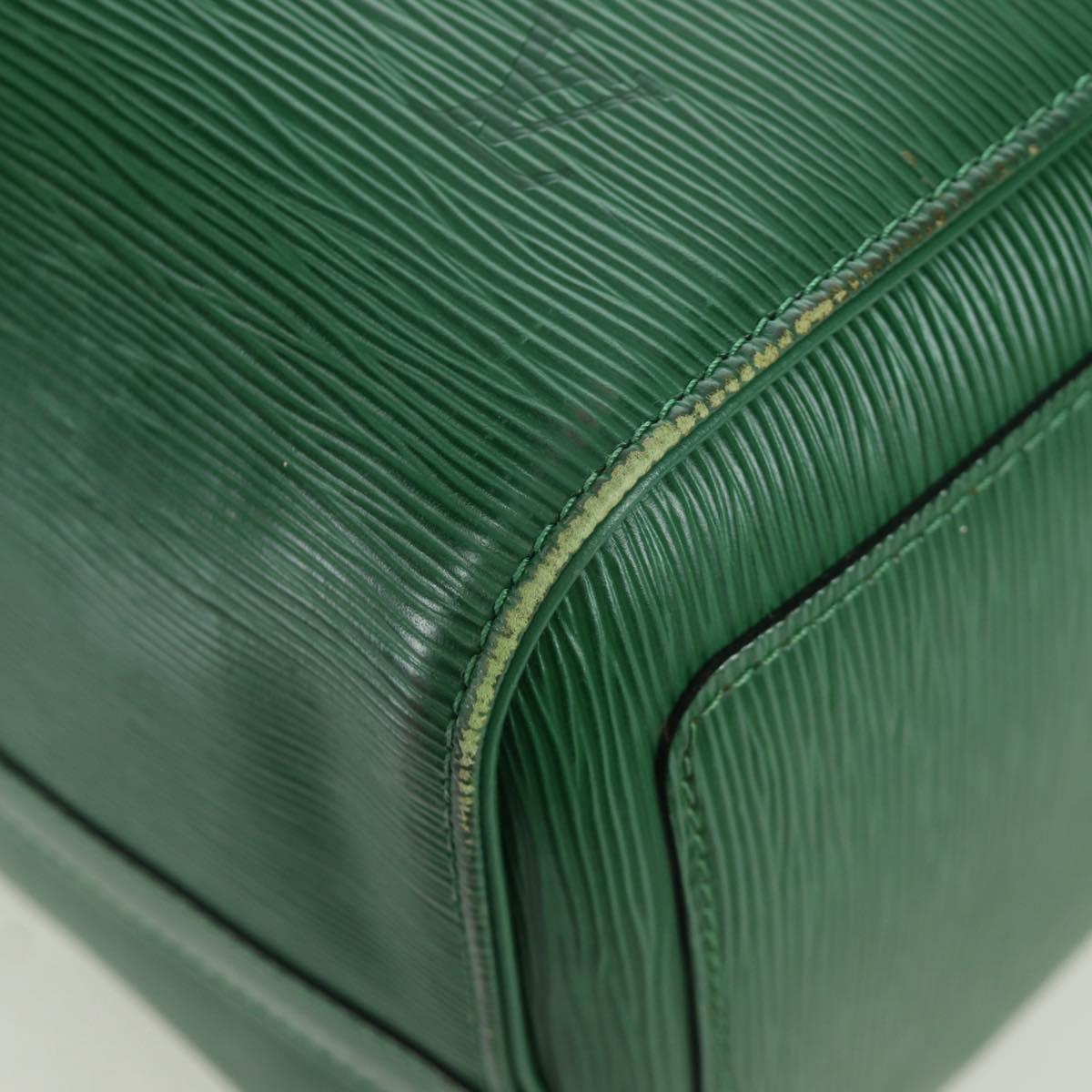 LOUIS VUITTON Epi Keepall 45 Boston Bag Green M42974 LV Auth BSZ230A