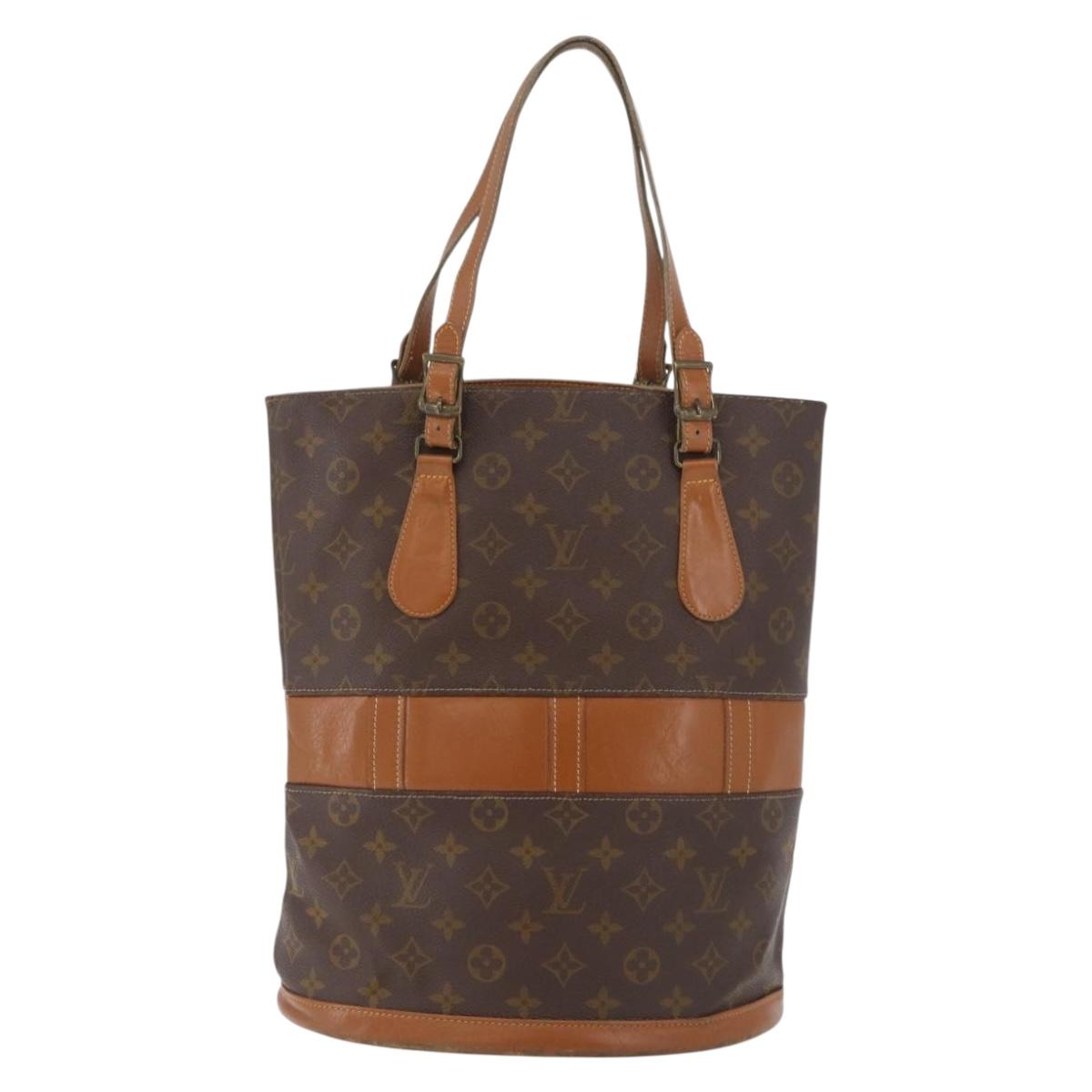 LOUIS VUITTON Monogram Bucket GM Shoulder Bag USA limited T42236 LV Auth BSZ231