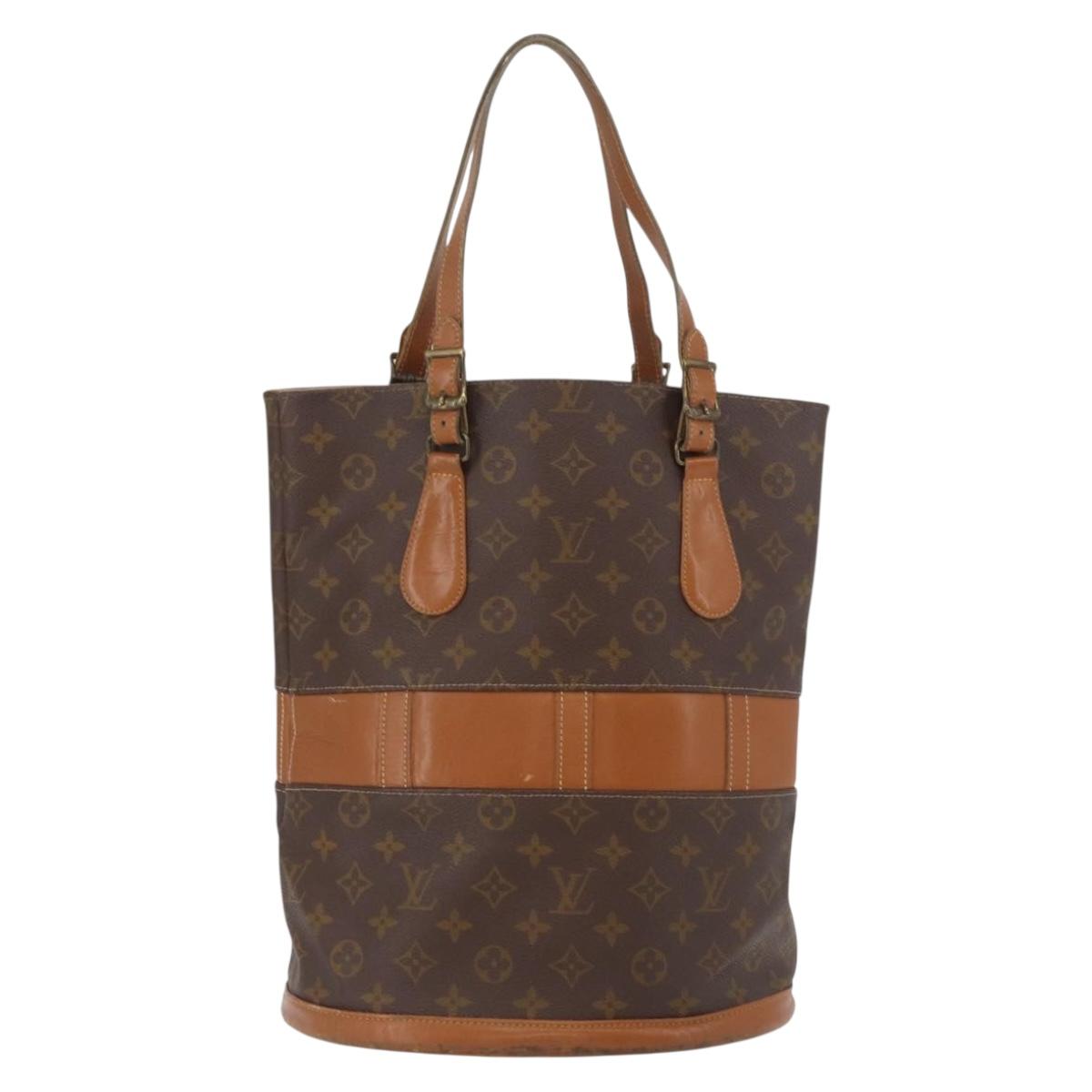LOUIS VUITTON Monogram Bucket GM Shoulder Bag USA limited T42236 LV Auth BSZ231