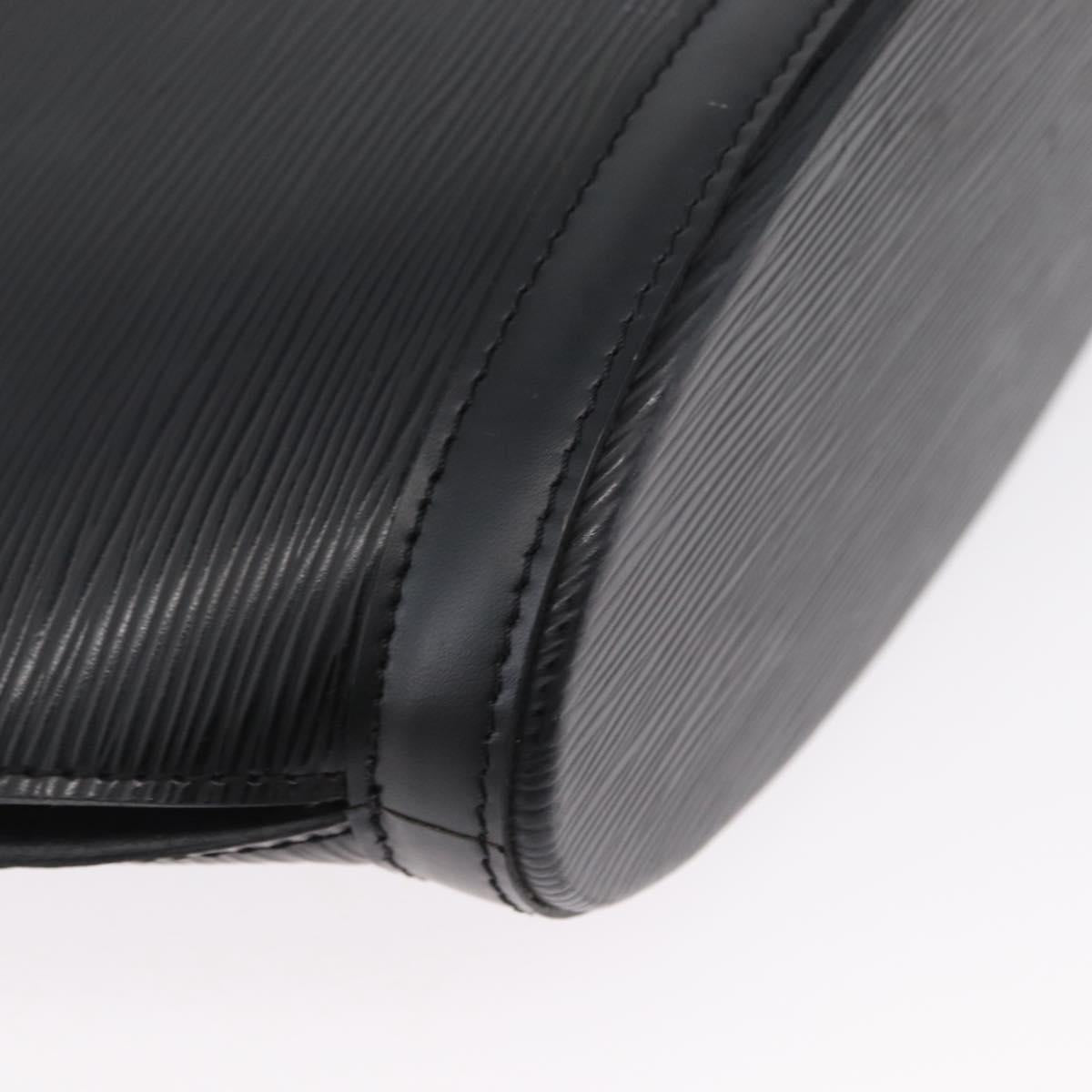 LOUIS VUITTON Epi Saint Jacques Hand Bag Black M52272 LV Auth BSZ235