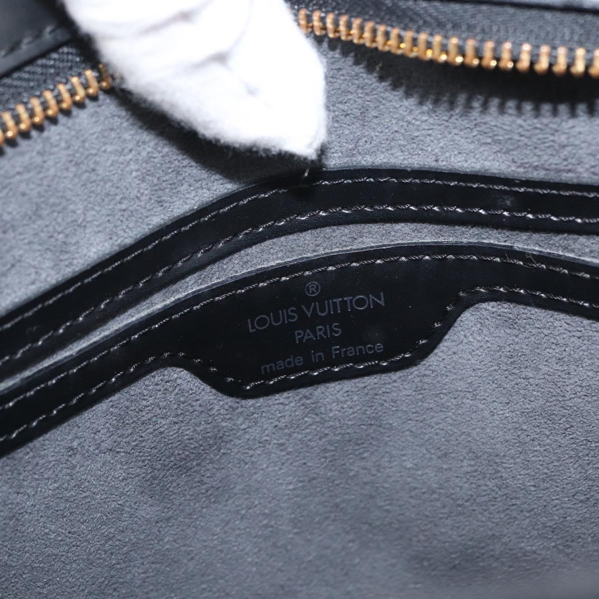 LOUIS VUITTON Epi Saint Jacques Hand Bag Black M52272 LV Auth BSZ235