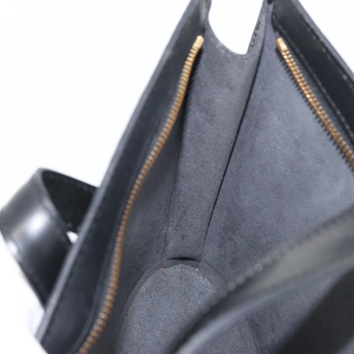 LOUIS VUITTON Epi Saint Jacques Hand Bag Black M52272 LV Auth BSZ235