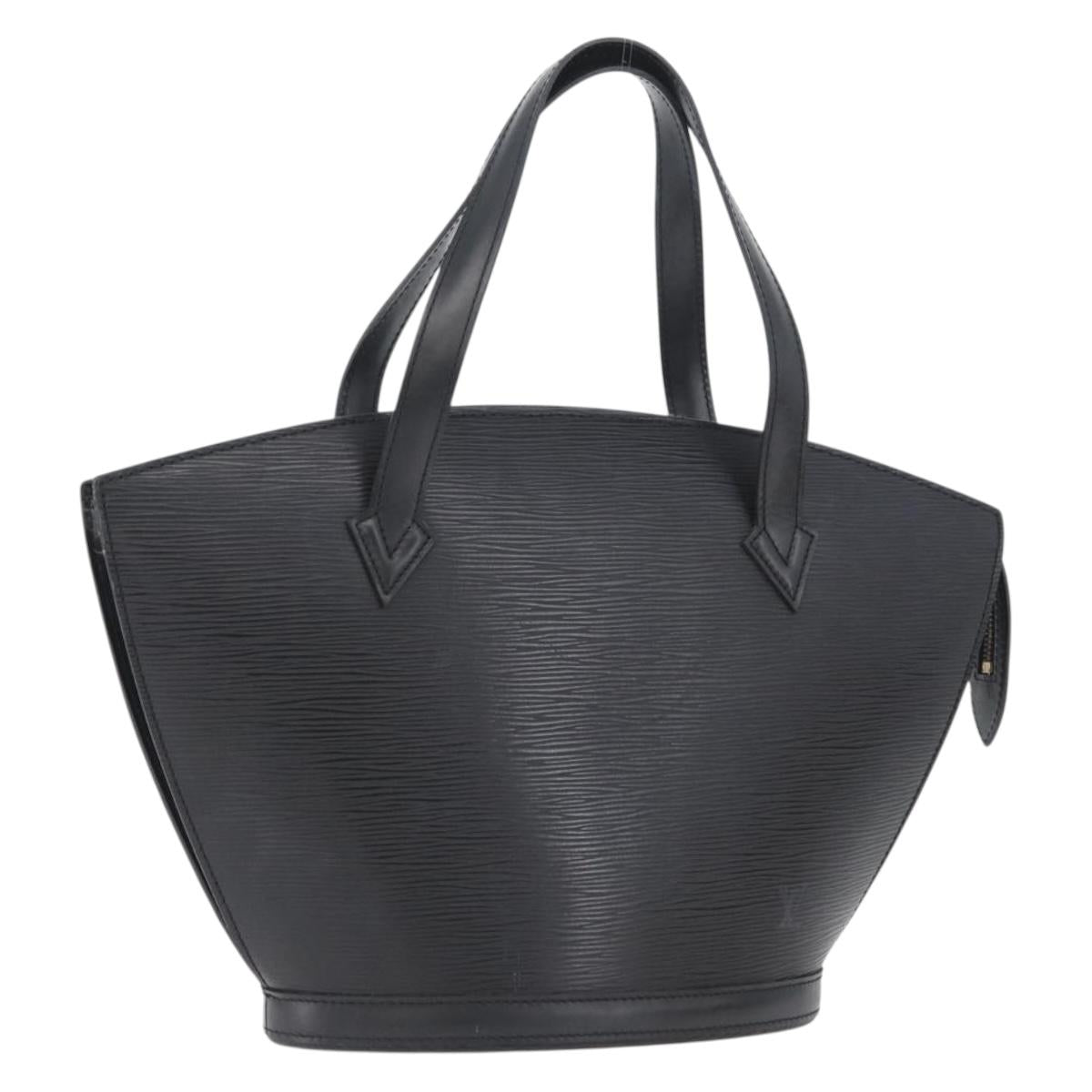 LOUIS VUITTON Epi Saint Jacques Hand Bag Black M52272 LV Auth BSZ235
