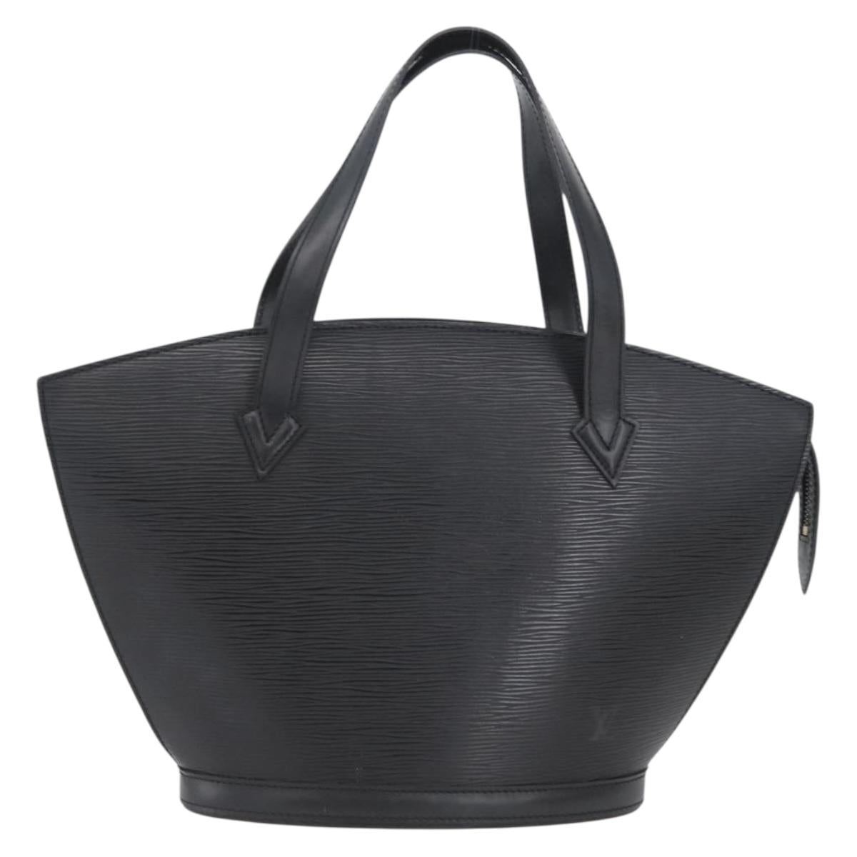 LOUIS VUITTON Epi Saint Jacques Hand Bag Black M52272 LV Auth BSZ235