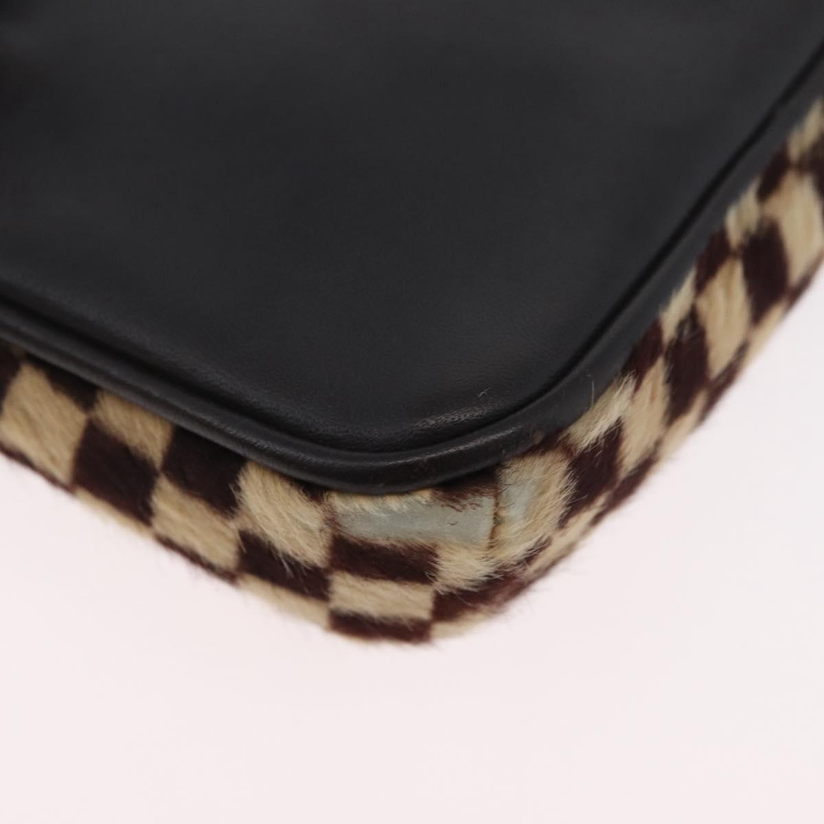 LOUIS VUITTON Damie sovage Gazelle Bag Harako leather Brown M92130 Auth BSZ243