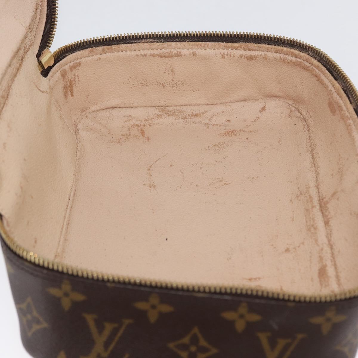 LOUIS VUITTON Monogram Trousse Boite Cosmetic Pouch M47640 LV Auth BSZ251