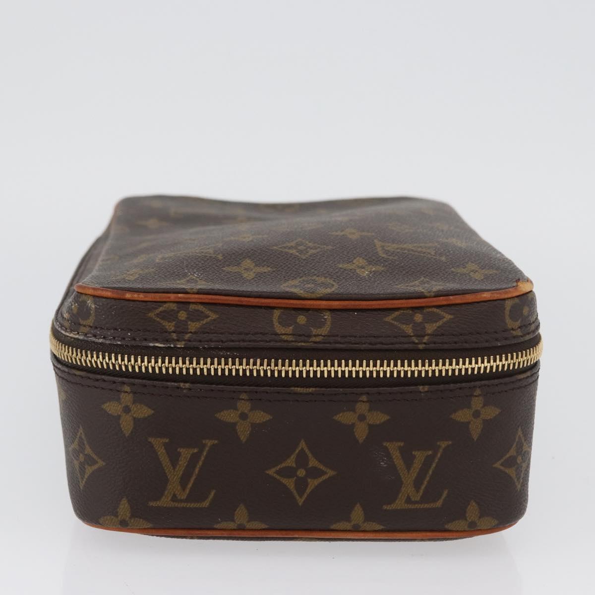LOUIS VUITTON Monogram Trousse Boite Cosmetic Pouch M47640 LV Auth BSZ251