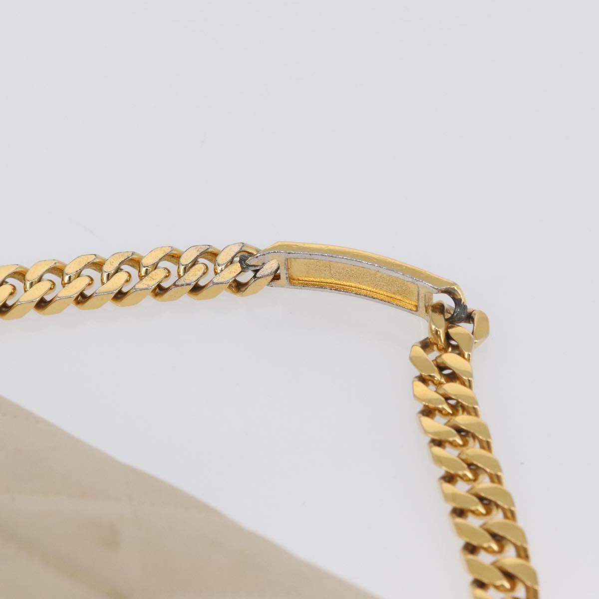 CHANEL Matelasse Chain Hand Bag Lamb Skin Beige Gold CC Auth BSZ256