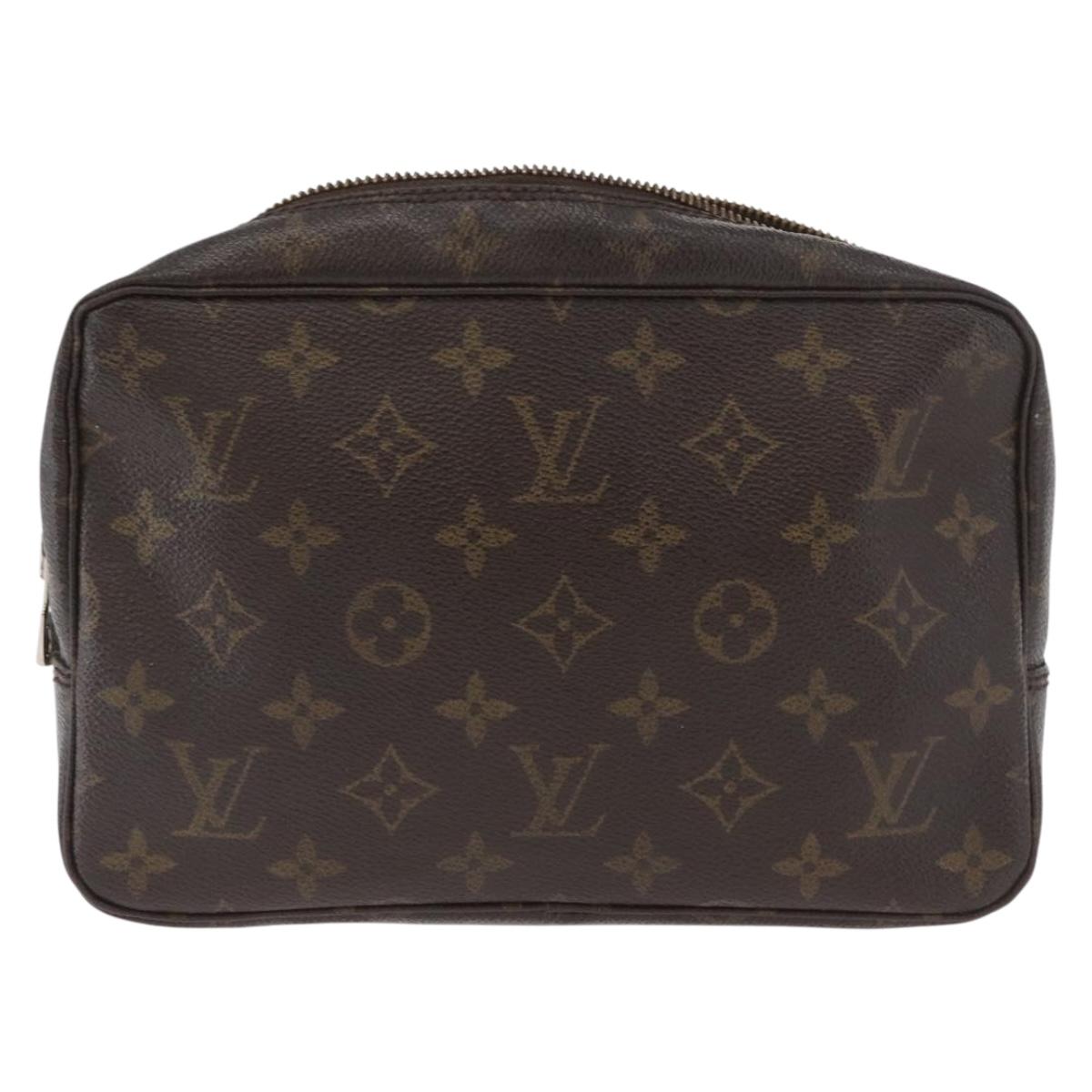 LOUIS VUITTON Monogram Trousse Toilette 23 Clutch Bag M47524 LV Auth BSZ279