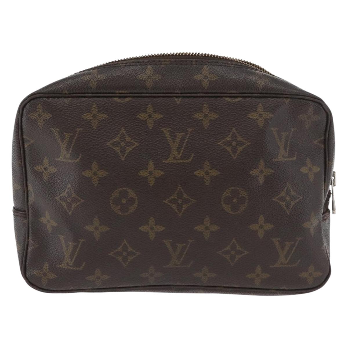 LOUIS VUITTON Monogram Trousse Toilette 23 Clutch Bag M47524 LV Auth BSZ279