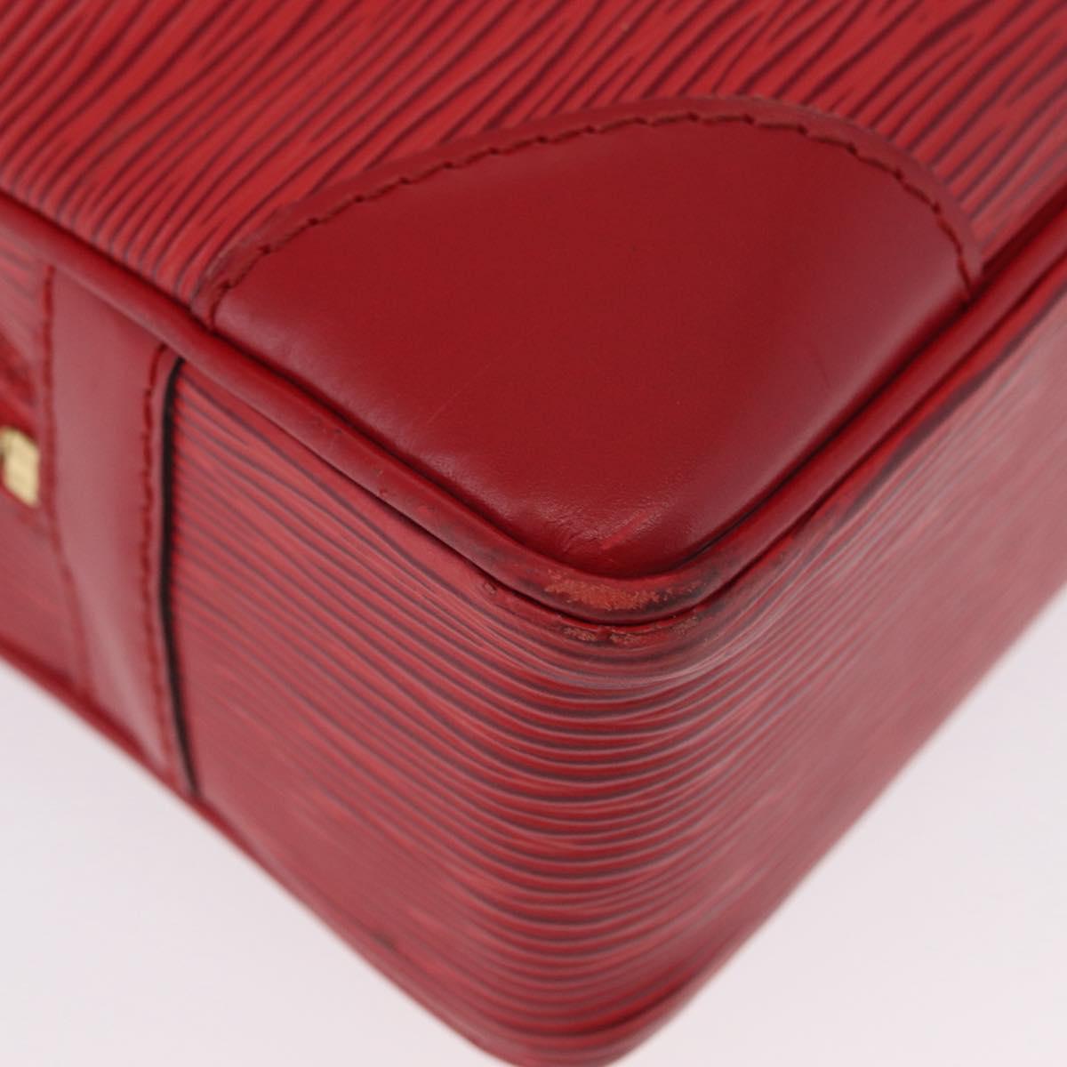 LOUIS VUITTON Epi Porte Documents Voyage Business Bag Red M54477 LV Auth BSZ314