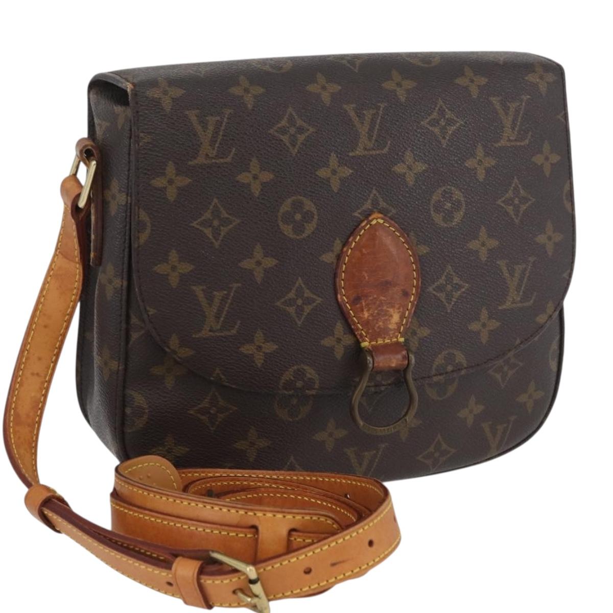 LOUIS VUITTON Monogram Saint Cloud GM Shoulder Bag M51242 LV Auth BSZ343
