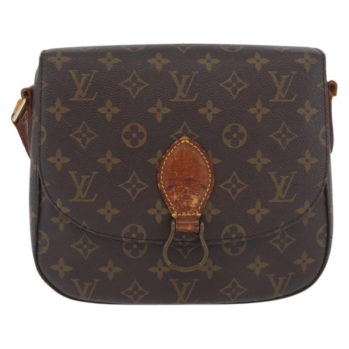 LOUIS VUITTON Monogram Saint Cloud GM Shoulder Bag M51242 LV Auth BSZ343