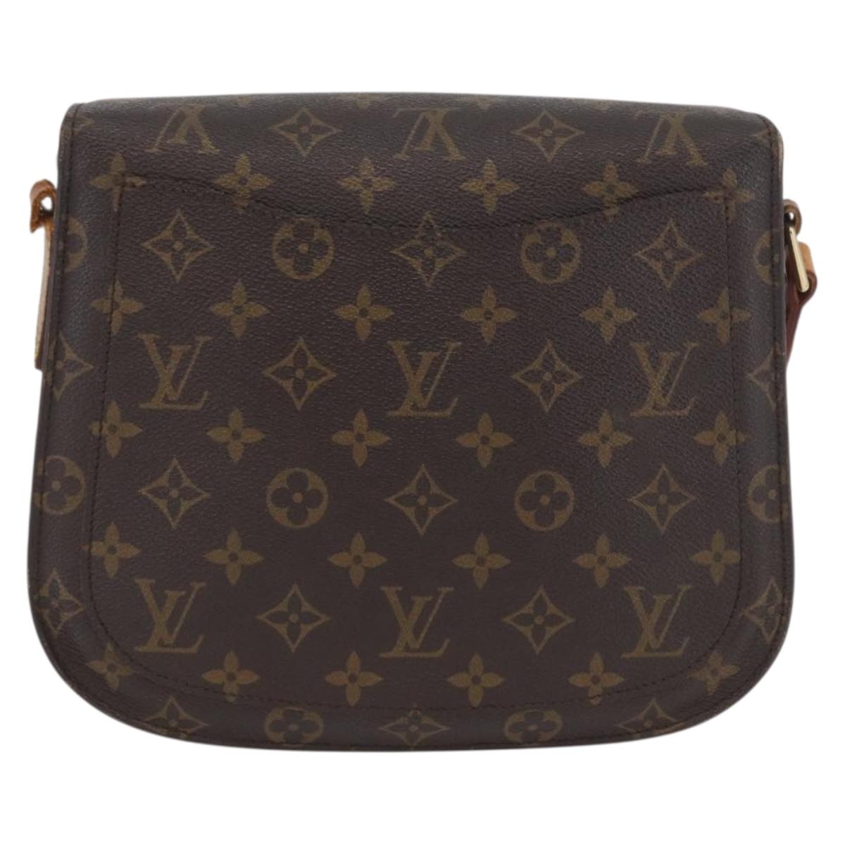 LOUIS VUITTON Monogram Saint Cloud GM Shoulder Bag M51242 LV Auth BSZ343